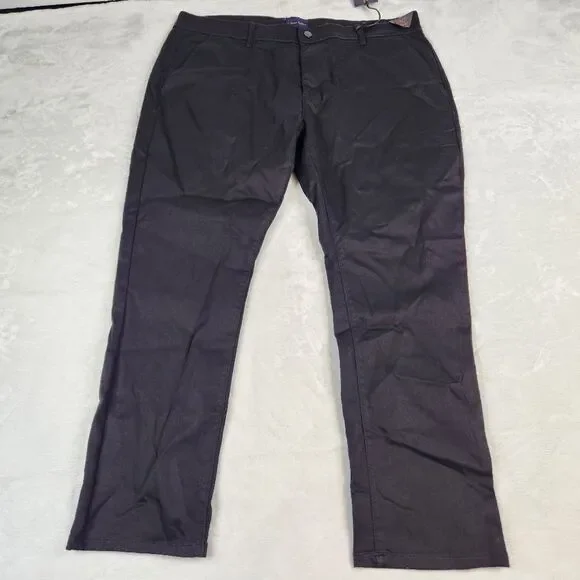 NWT Gentlemen's Outfitters Black Stretch Pants Sz 40x32 - Picture 2 of 9